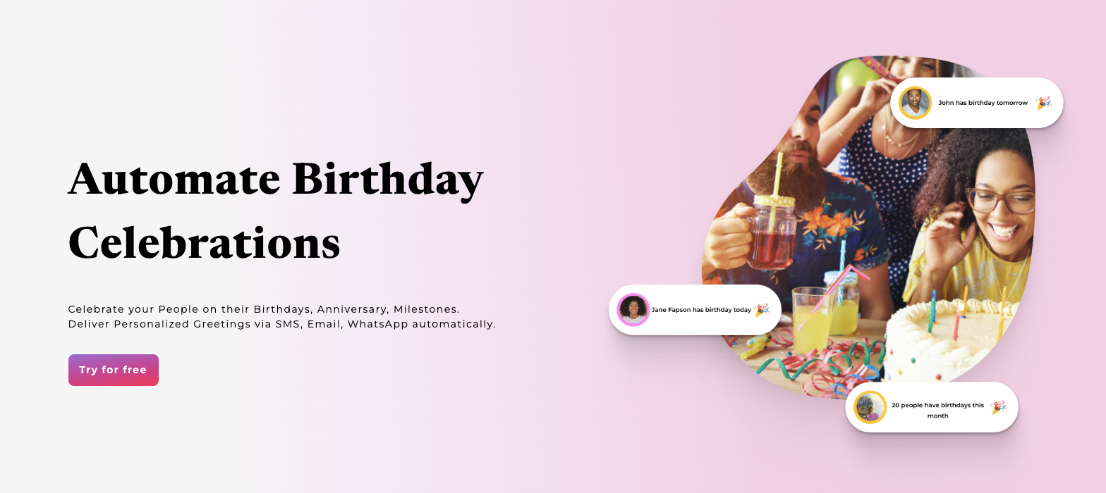 How to Automate Birthday Messages for Clients with Peoplewisher